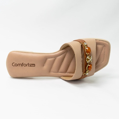 Tamanco Comfortflex 09/2021 21-40401 Amendoa - comprar online