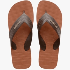 Chinelo Havaianas 10/2021 Hybrid Be Fc Ferrugem