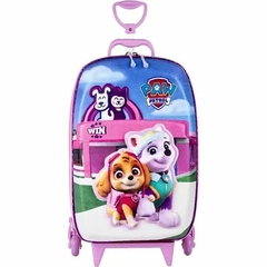 MOCHILA MAXTOY RODINHA PAW PATROL PET SHOP 12/2023 2993DM21 ROSA/LILAS