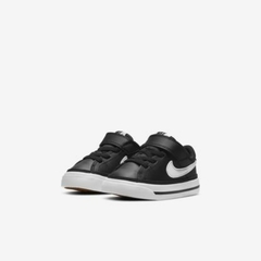 TENIS NIKE COURT LEGACY INFANTIL DA5382 05/2022 PRETO/BCO na internet