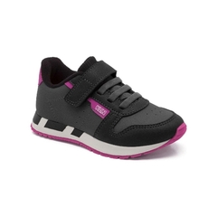 TENIS KLIN WALK 05/2022 216.086 PRETO/GRAFITE/MAGENTA