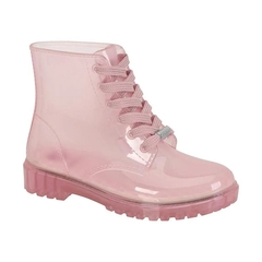 BOTA MOLEKINHA PVC 06/2022 2176100 ROSA/TRANSLUCIDO