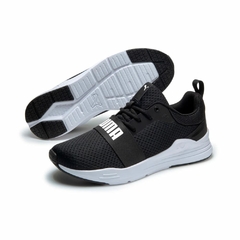 TENIS PUMA WIRED RUN BDP 384330 PRETO - comprar online