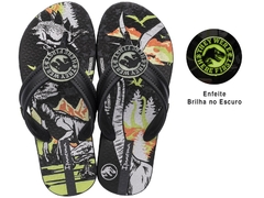 CHINELO IPANEMA JURASSIC WORLD 08/2022 26815 PRETO/VERDE