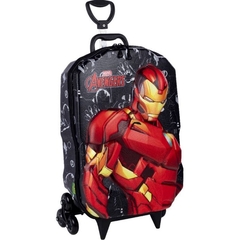 MOCHILA MAXTOY HOMEM DE FERRO 09/2022 3850BM22 PRETO/VERM