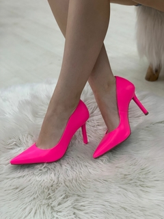 Scarpin rosa store via marte