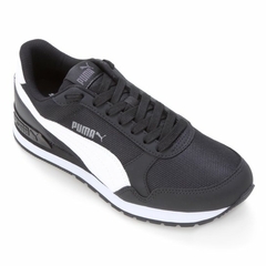 TENIS PUMA ST RUNNER V2 10/2022 383484 BLACK/WHITE - comprar online