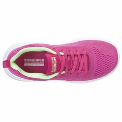 TENIS SKECHERS 11/2022 GO RUN FAST GLIDE 302593 ROSA/VERDE LIMAO - HARTY CALÇADOS