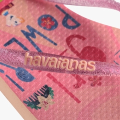 CHINELO HAVAIANAS 12/2022 KIDS SLIM PRINCESS ROSA BALLET - HARTY CALÇADOS