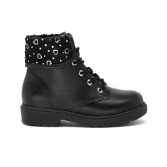 BOTA MOLEKINHA 03/2023 2126520 PRETO/PRATA