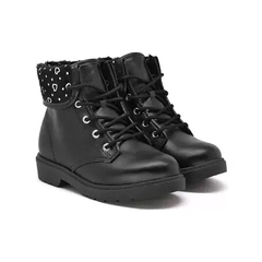 BOTA MOLEKINHA 03/2023 2126520 PRETO/PRATA - comprar online