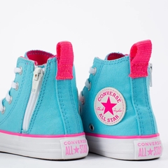 Imagem do TENIS CONVERSE INFANTIL 03/2023 CK09090002 AZUL CLARO/RS CHOQUE