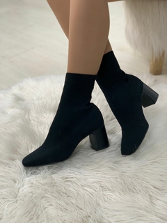 BOTA ANKLE BOOT HARTY 04/2023 Z5339-24216 KNIT PRETO na internet