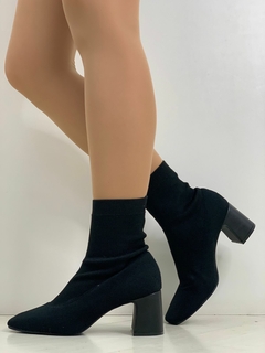 BOTA ANKLE BOOT HARTY 04/2023 Z5339-24216 KNIT PRETO - loja online