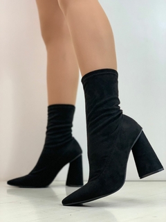 BOTA ANKLE BOOT HARTY 02 04/2023 Z5336-24206 STRETCH PRETO/SUEDE - comprar online