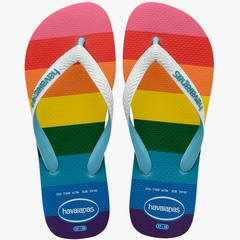 CHINELO HAVAIANAS 07/2023 PRIDE ALLOVER AZUL