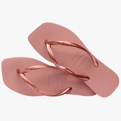 CHINELO HAVAIANAS 07/2023 SLIM SQUARE ROSA CROCUS na internet