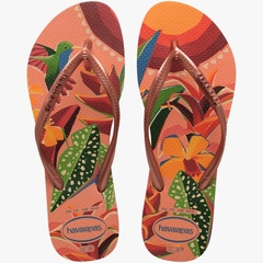 CHINELO HAVAIANAS 07/2023 SLIM TROPICAL FC PESSEGO