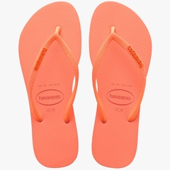 CHINELO HAVAIANAS 08/2023 SLIM GLITTER NEON CORAL SPARK