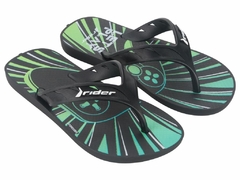 CHINELO RIDER 08/2023 11768 PRETO/VERDE