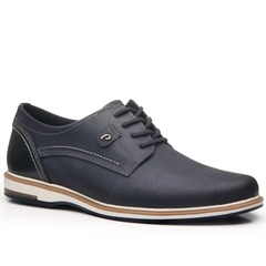 SAPATO PEGADA COURO 10/2023 125109-04 WASHED BLUE/PRETO