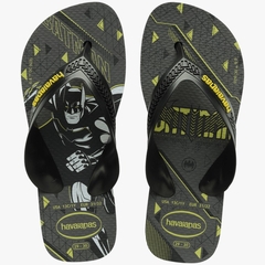 CHINELO HAVAIANAS 10/2023 KIDS MAX HEROIS PRETO/AMARELO