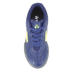 TENIS TOPPER FUTSAL 10/2023 DOMINATOR 3 JR MHO/VERDE NEON - HARTY CALÇADOS