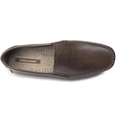 SAPATO PEGADA MOCASSIM 11/2023 140773-02 CRAVO/PRETO - loja online