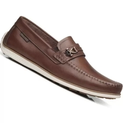 SAPATO PEGADA MOCASSIM 11/2023 142004-01 PINHAO/BROWN - comprar online