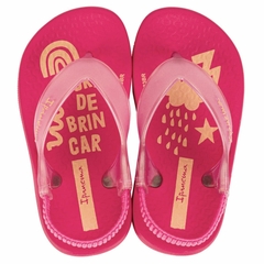 Chinelo Ipanema Anatomico 26121 Rosa/laranja