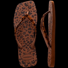 CHINELO HAVAIANAS 01/2024 SLIM SQUAR VELVET FERRUGEM - comprar online