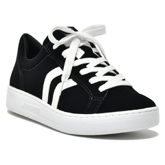 TENIS VIA MARTE 02/2024 064-001 PRETO/BRANCO