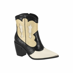 BOTA VIZZANO WESTERN 03/2024 3070109 DOURADO/PRETO/BCO OFF