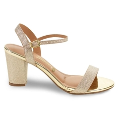 SANDALIA VIZZANO 6262474 GLAMOUR DOURADO/GLITTER - comprar online