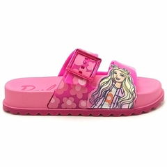 Chinelo Grendene Birken Barbie Logomania 22899 Rosa/rosa Medio - comprar online