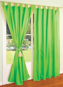 Juego de cortinas de voile triple con presillas - Articulo 123
