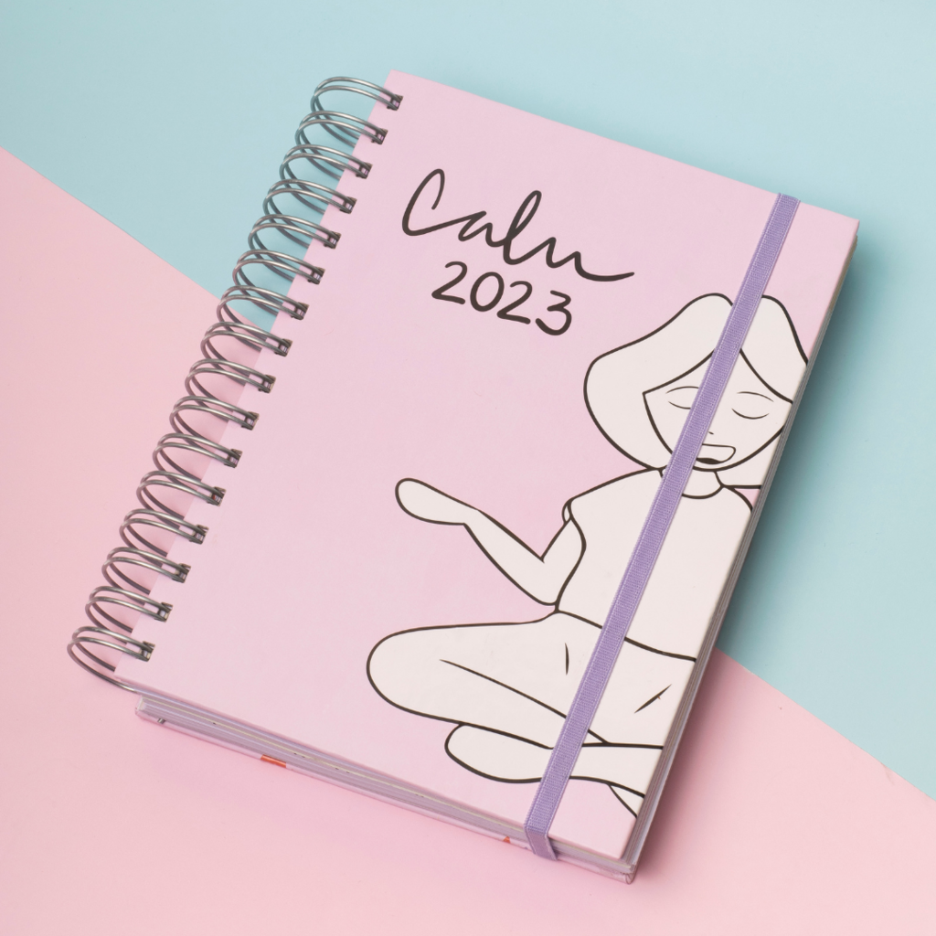 Agenda A4 2020 2021, cuaderno planificador espiral, diarios