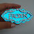 Placa Frozen Luxuosa (9cm)