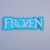 Aplique Frozen (fundo azul 10cm) na internet