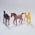 Trio de Cavalos Fazendinha (10cm ) - comprar online