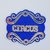Placa Luxuosa Circus Vintage (8cm)