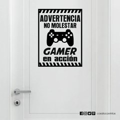 Infantil- Advertencia Gamer