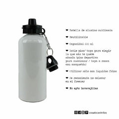 Hoppy Botella deportiva de aluminio Flowers - comprar online