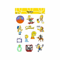 Mini stickers Los Simpsons
