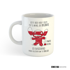 Tazas- Stitch nivel de maldad - comprar online