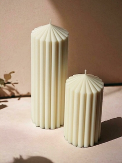 PILLAR CANDLE \ HANDCRAFTED COLLECTION \ VAINILLA SUGAR NEW EDITION