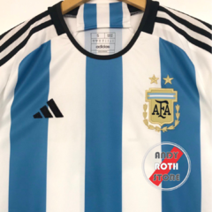 camiseta seleccion argentina campeones (DETALLE) - ANDY ROTH STORE