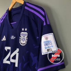 camiseta suplente selección argentina mundial qatar 2022 en internet