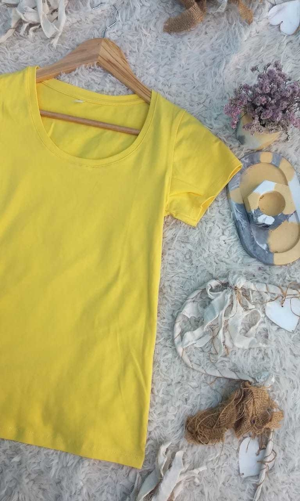 Remera basica clasica m corta talle M chicachic