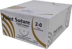 Fio de Sutura CATCROMO Categute Cromado 75cm (AGULHA 1/2 DE CÍRCULO CORPO CILÍNDRICO ROBUSTO PONTA CÔNICA DE 35MM) na internet